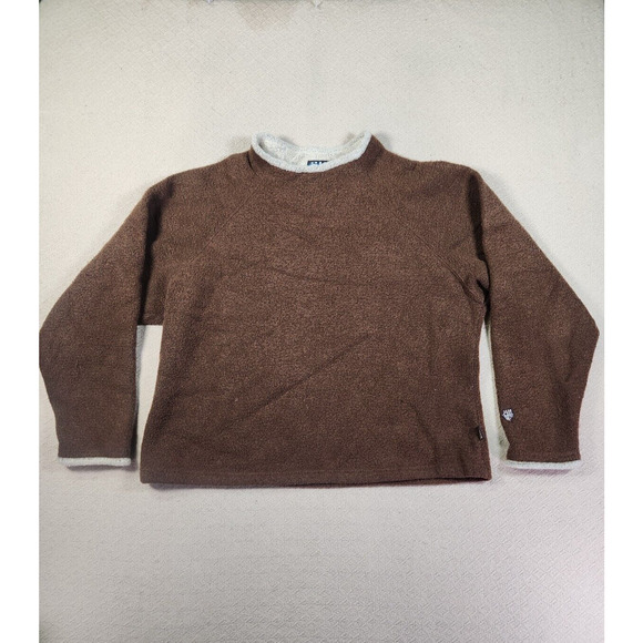 Vintage Alf Kuhl Sweater Womens Large L Brown Fleece Pullover Brown EUC - Picture 1 of 15